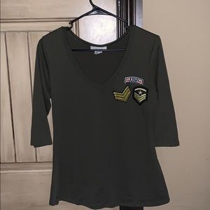 Green long sleeve Army shirt